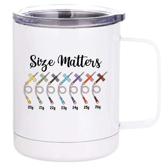 Phlebotomist Nurse Medical Humor Registered Nurse Vascular Access 12 oz Stainless Steel Tumbler Cup