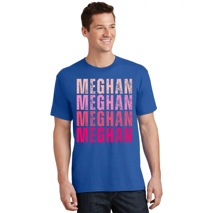 Personalized Name Meghan I Love Meghan T-Shirt