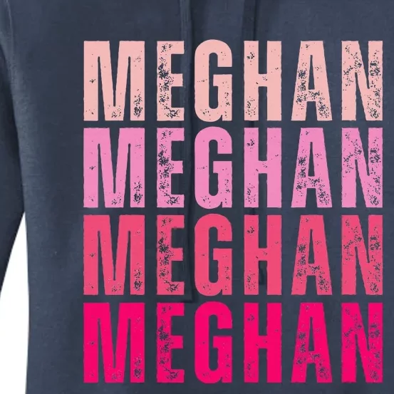 Personalized Name Meghan I Love Meghan Women's Pullover Hoodie