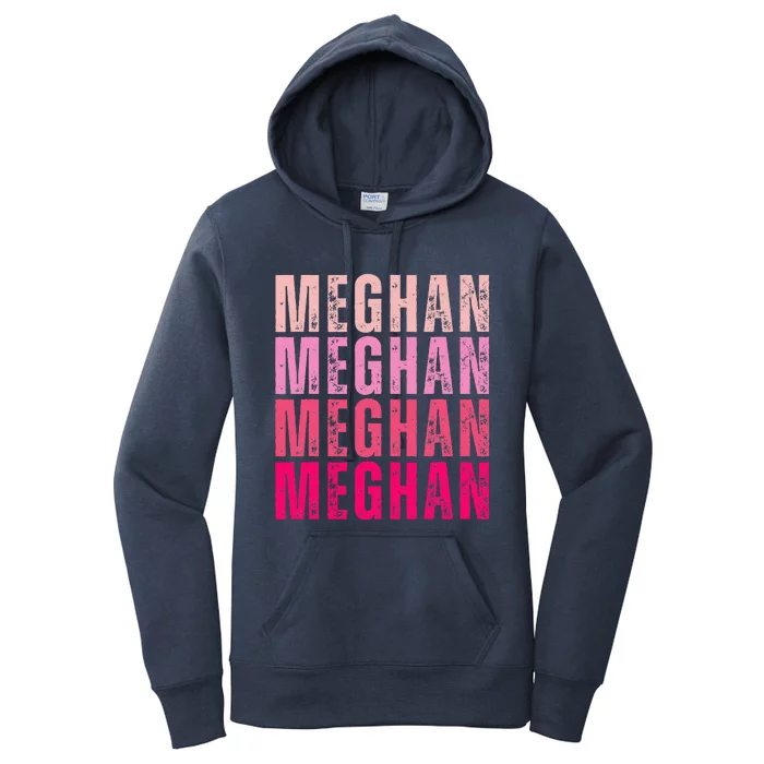 Personalized Name Meghan I Love Meghan Women's Pullover Hoodie