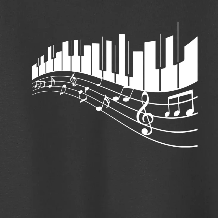 Piano Notes Musical Toddler T-Shirt