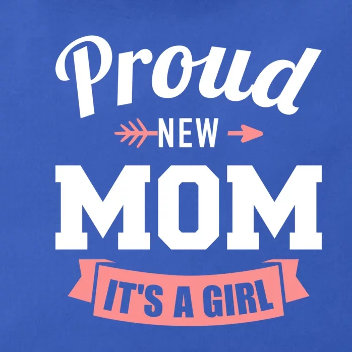 Proud New Mom It's A Gender Reveal Gift Zip Tote Bag