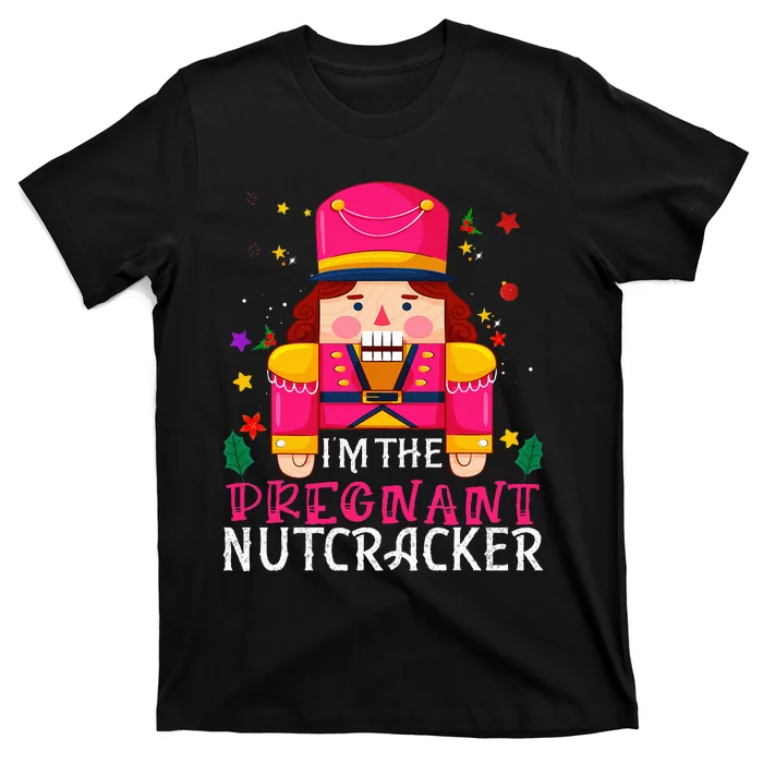 Pregnant Nutcracker Matching Family Group Christmas T-Shirt