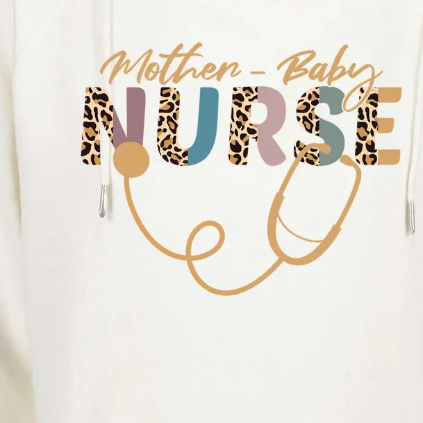 Postpartum Nursing Mother Baby Nurse Appreciation Week Womens Funnel Neck Pullover Hood