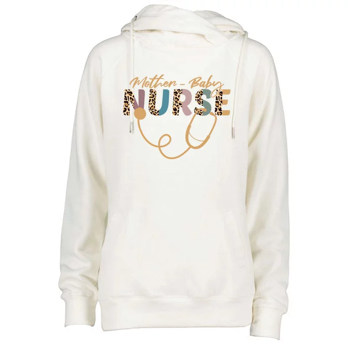 Postpartum Nursing Mother Baby Nurse Appreciation Week Womens Funnel Neck Pullover Hood