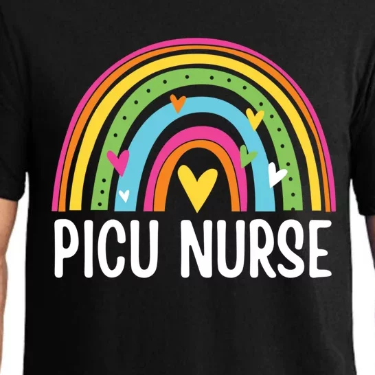 Picu Nurse Nursing Rainbow Pediatric Intensive Care Unit Gift Pajama Set