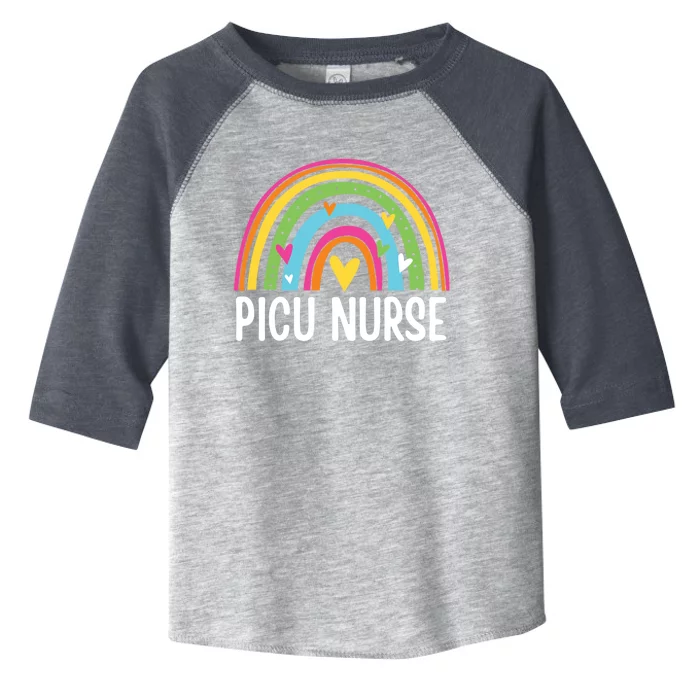 Picu Nurse Nursing Rainbow Pediatric Intensive Care Unit Gift Toddler Fine Jersey T-Shirt