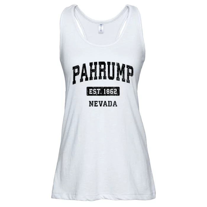 Pahrump Nevada Nv Vintage Sports Established Design Ladies Essential Flowy Tank