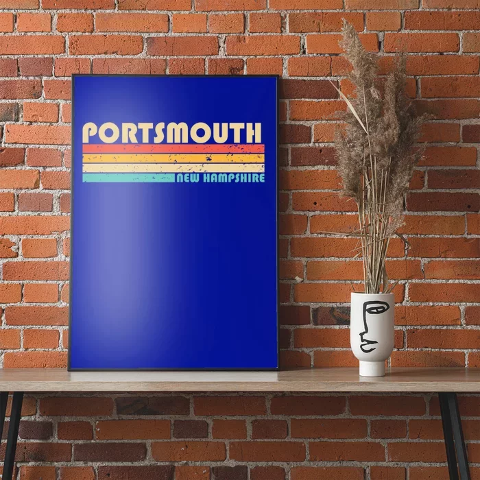 Portsmouth Nh New Hampshire Funny City Home Roots Retro 80s Great Gift Poster