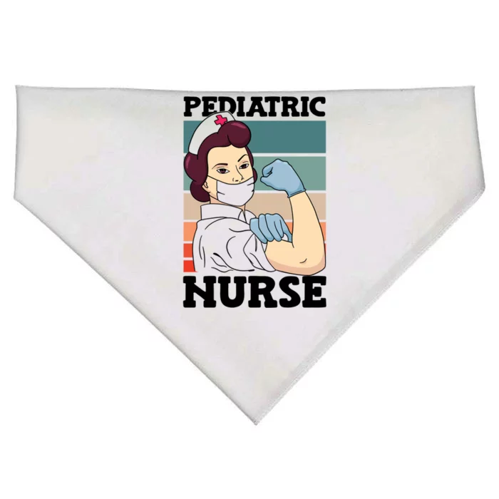 Pediatric Nurse Nursing Profession National Nurses Day Meaningful Gift USA-Made Doggie Bandana