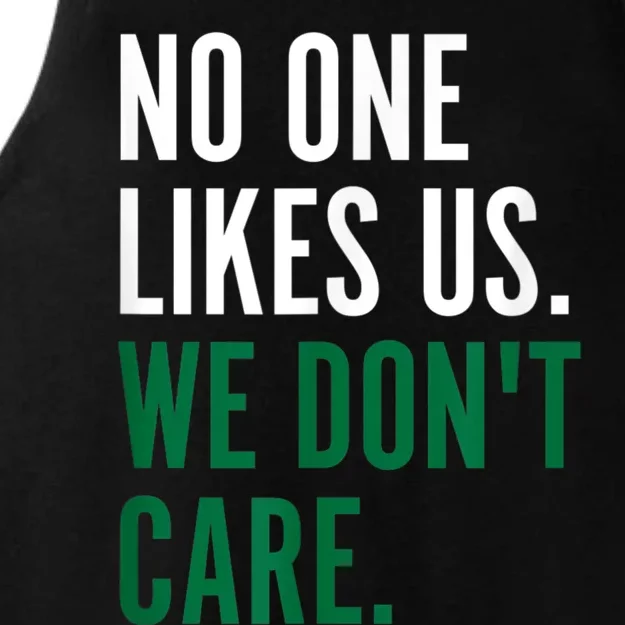 Philadelphia No One Likes Us We Don't Care Philly Fan Ladies Tri-Blend Wicking Tank