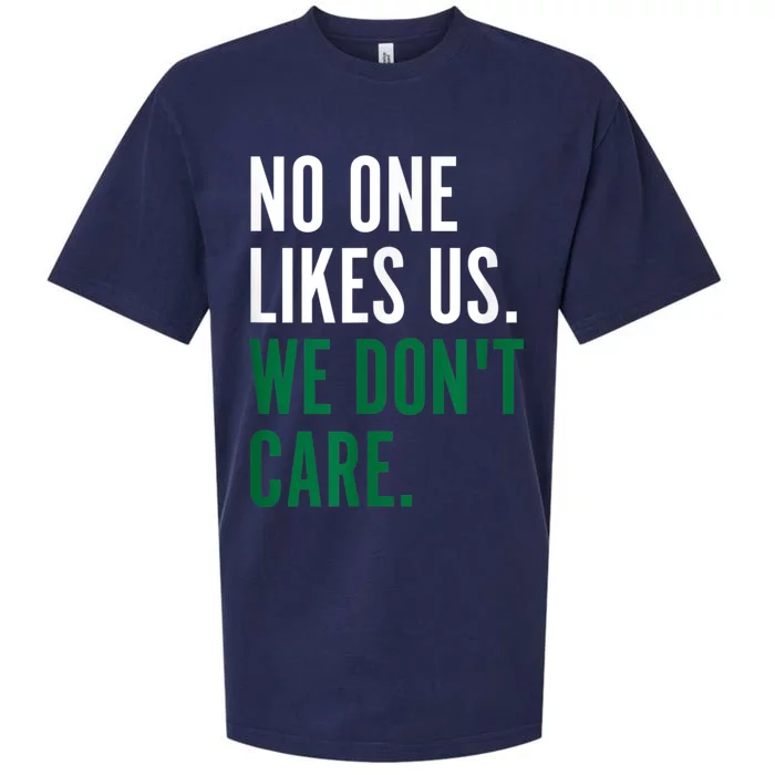 Philadelphia No One Likes Us We Don't Care Philly Fan Sueded Cloud Jersey T-Shirt