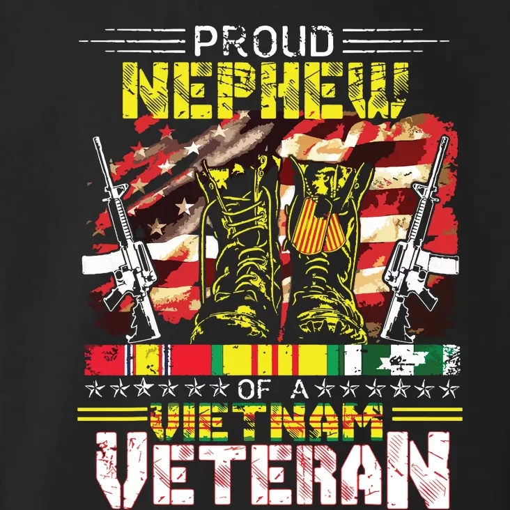 Proud Nephew Of A Vietnam Veteran Vietnam War Vet Toddler Hoodie