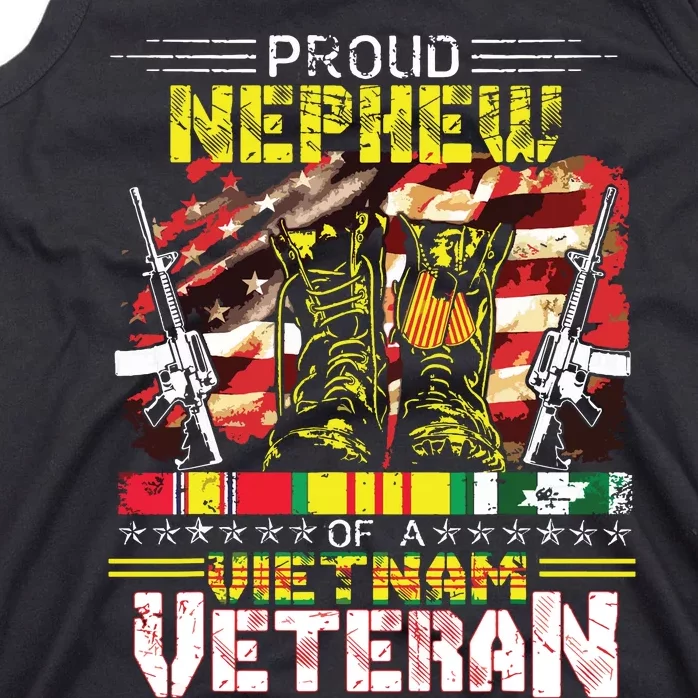 Proud Nephew Of A Vietnam Veteran Vietnam War Vet Tank Top