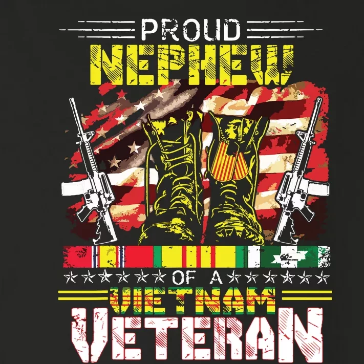 Proud Nephew Of A Vietnam Veteran Vietnam War Vet Toddler Long Sleeve Shirt