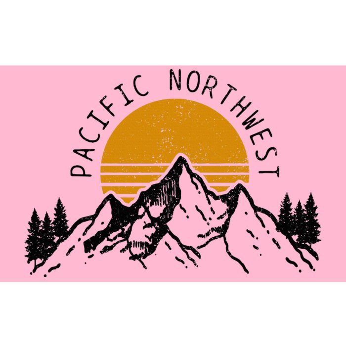 Pacific Northwest Pnw Oregon Washington Usa America Souvenir Bumper Sticker