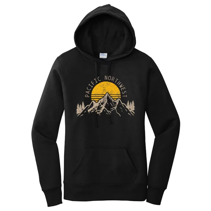 Pacific Northwest Pnw Oregon Washington Usa America Souvenir Women's Pullover Hoodie