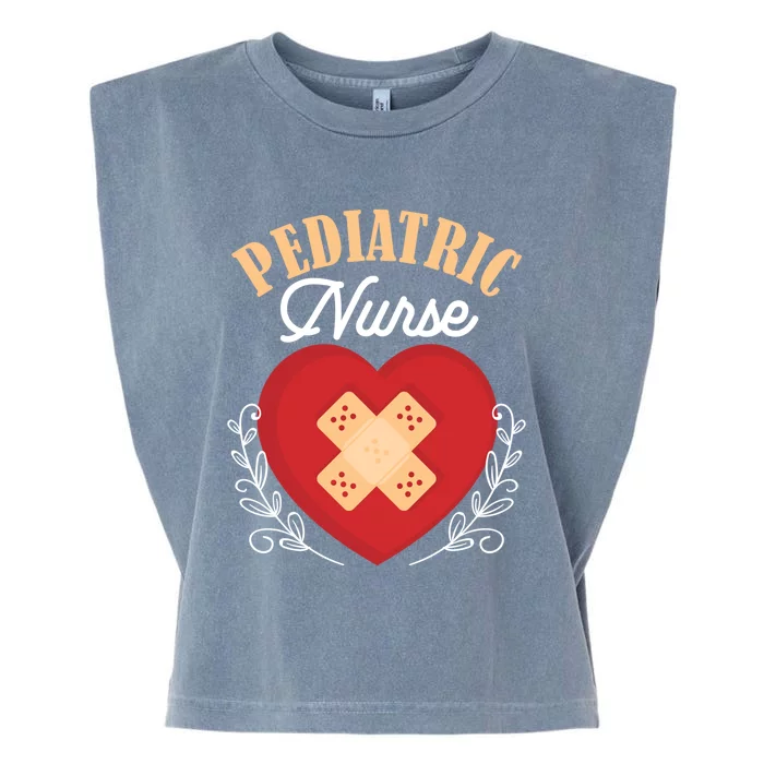 Pediatric Nursing Profession Peds Nurse Meaningful Gift Garment-Dyed Women's Muscle Tee