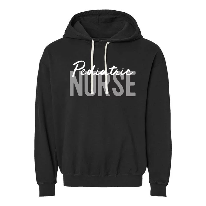 Pediatric Nurse Practitioner Peds Gift Garment-Dyed Fleece Hoodie