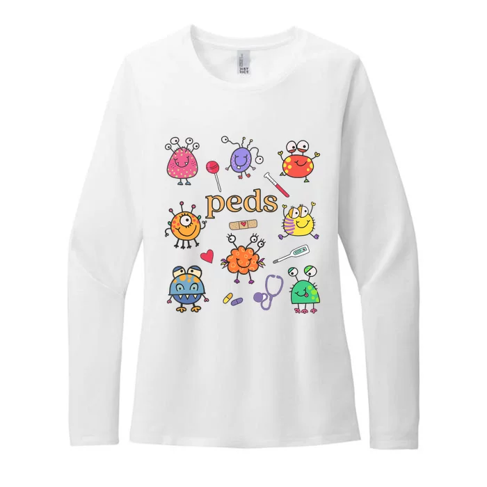 Pediatric Nurse Peds Nurse Peds Crew Rn Pediatric Emergency Womens CVC Long Sleeve Shirt