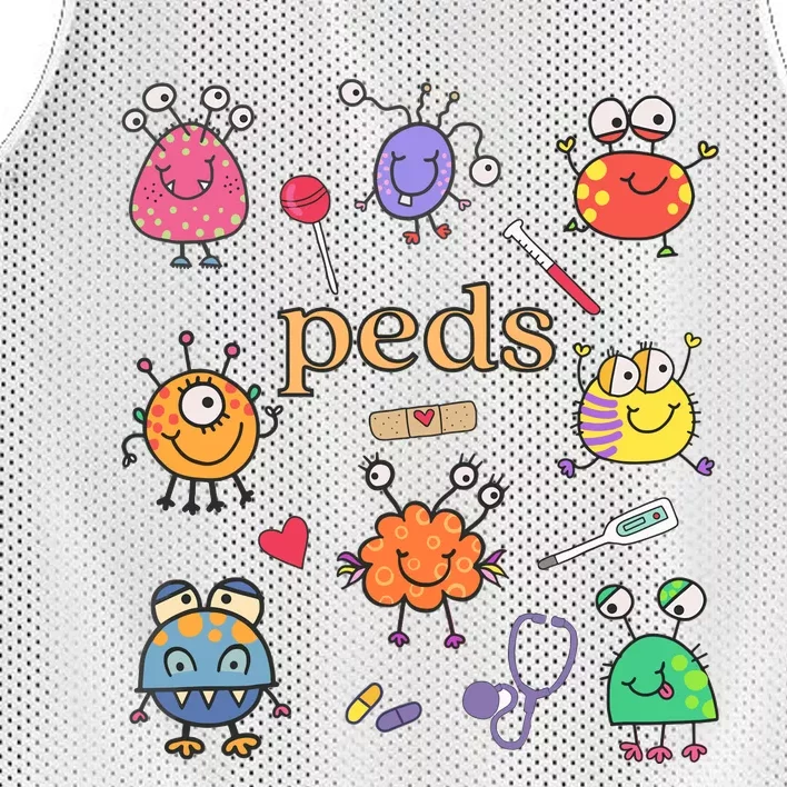 Pediatric Nurse Peds Nurse Peds Crew Rn Pediatric Emergency Mesh Reversible Basketball Jersey Tank