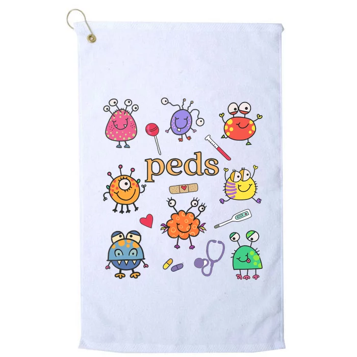 Pediatric Nurse Peds Nurse Peds Crew Rn Pediatric Emergency Platinum Collection Golf Towel