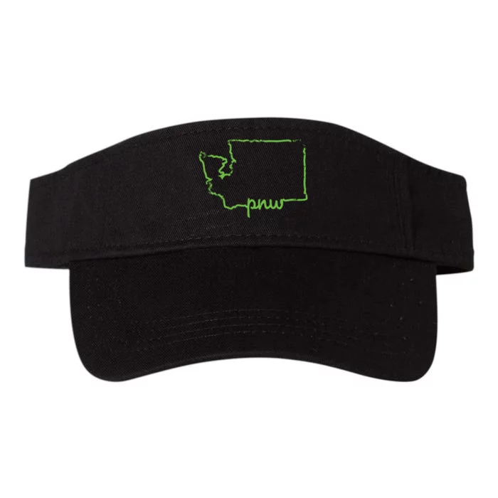 Pacific Northwest Pnw State Of Washington Sounders Pride Valucap Bio-Washed Visor