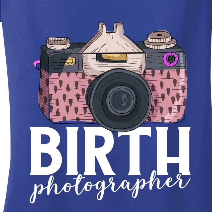 Photography Newborn Photographer Birth Photographer Cute Gift Women's V-Neck T-Shirt