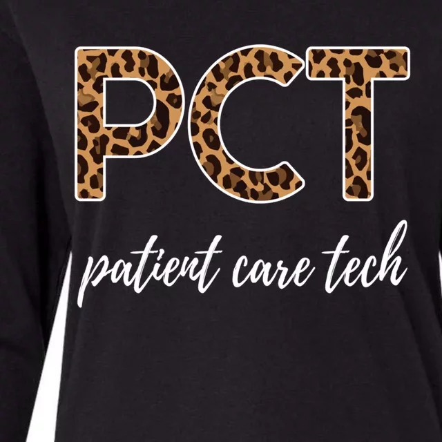 Pct Nurse Patient Care Technician Gift Womens Cotton Relaxed Long Sleeve T-Shirt