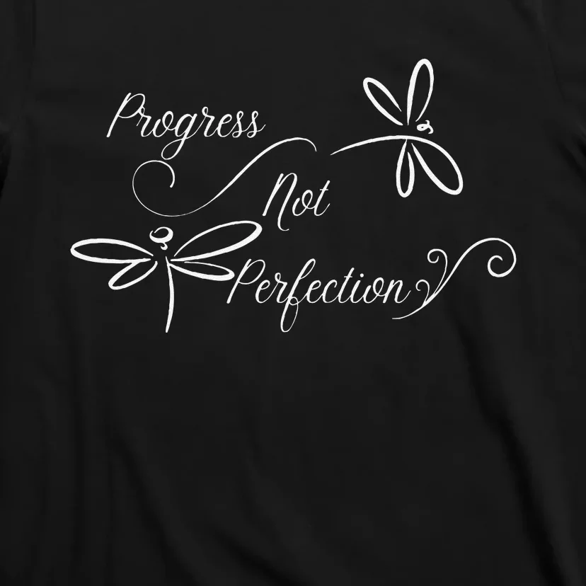 Progress Not Perfection Motivational T-Shirt