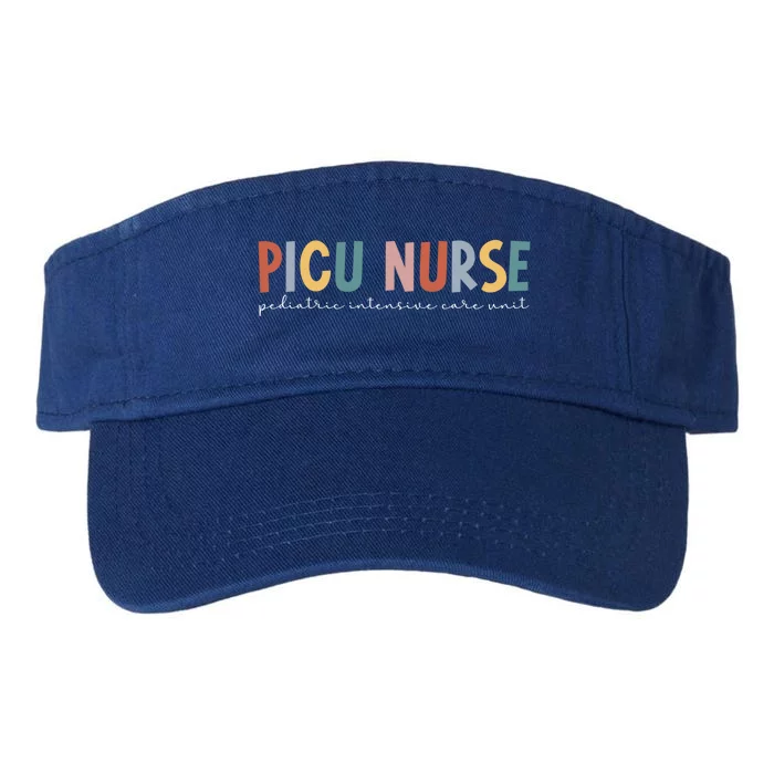 Picu Nurse Pediatric Intensive Care Unit Pediatric Icu Nurse Gift Valucap Bio-Washed Visor