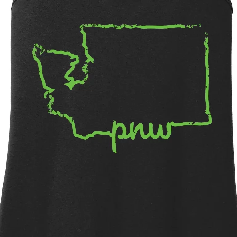 Pacific Northwest Pnw State Of Washington Sounders Pride Ladies Essential Tank