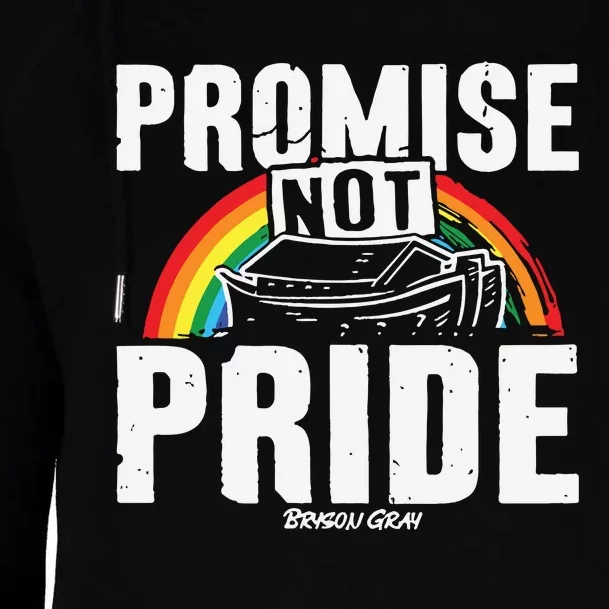 Promise Not Pride Womens Funnel Neck Pullover Hood