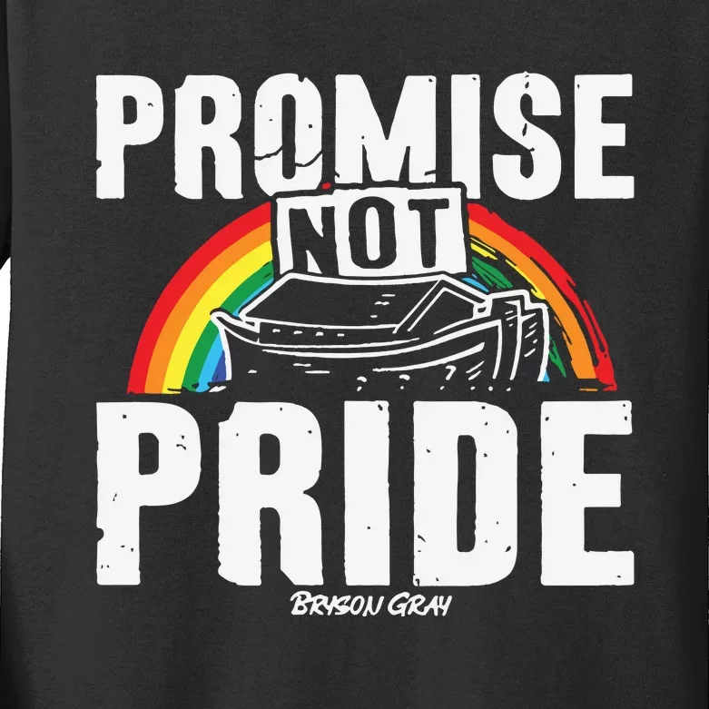 Promise Not Pride Kids Long Sleeve Shirt