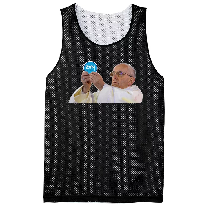 Pope Nicotine Pouch Lip Pillow Funny Religious Design Mesh Reversible Basketball Jersey Tank