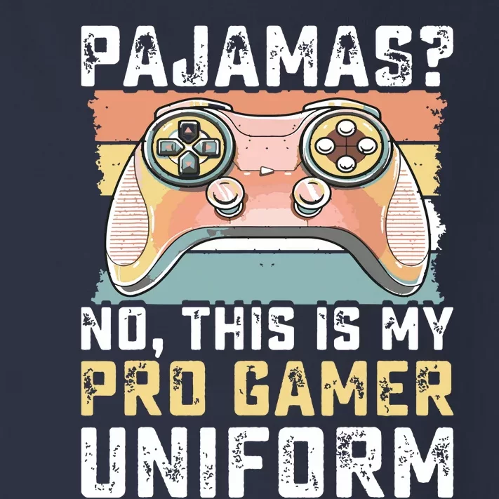 Pajamas No Pro Gamer Funny Video Games Teens Gaming Toddler Long Sleeve Shirt