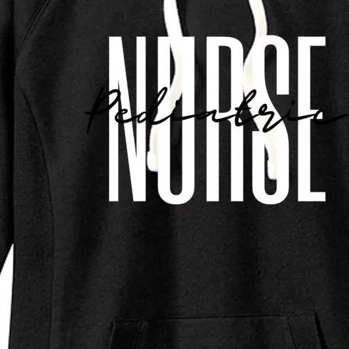 Pediatric Nurse Practitioner Peds Gift Women's Fleece Hoodie