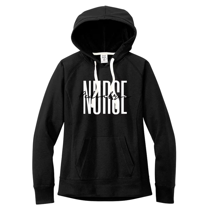 Pediatric Nurse Practitioner Peds Gift Women's Fleece Hoodie