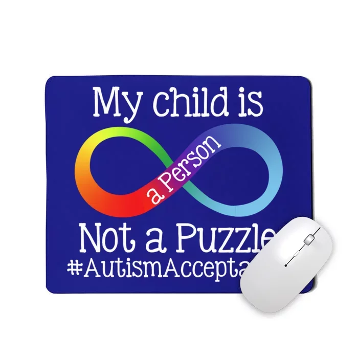 People Not Puzzles Autism Mom Mama Dad Son Gift Mousepad