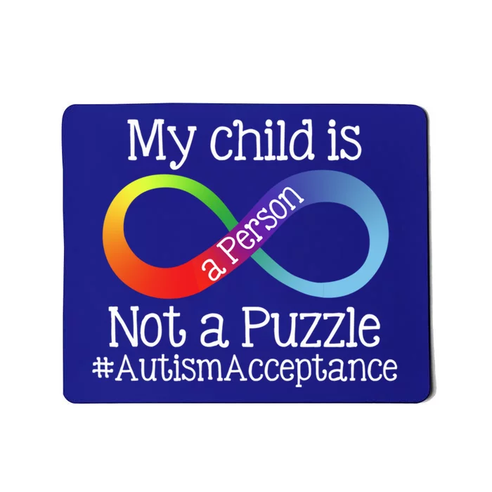 People Not Puzzles Autism Mom Mama Dad Son Gift Mousepad