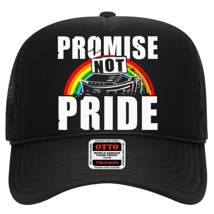 Promise Not Pride High Crown Mesh Trucker Hat