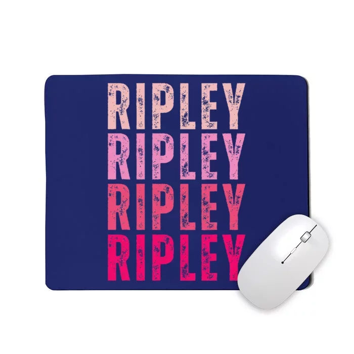 Personalized Name Ripley I Love Ripley Vintage Mousepad