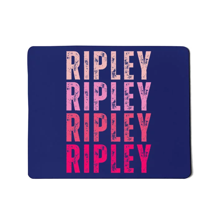 Personalized Name Ripley I Love Ripley Vintage Mousepad