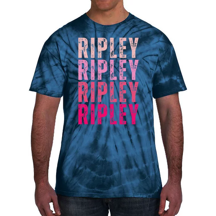 Personalized Name Ripley I Love Ripley Vintage Tie-Dye T-Shirt