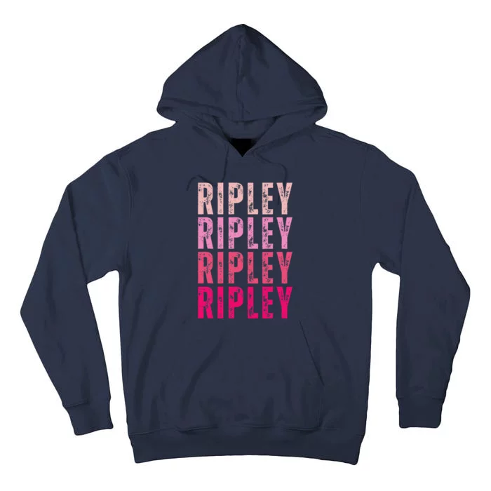 Personalized Name Ripley I Love Ripley Vintage Tall Hoodie