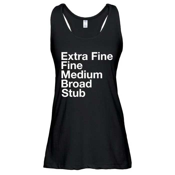 Pen Nib Sizes Ladies Essential Flowy Tank