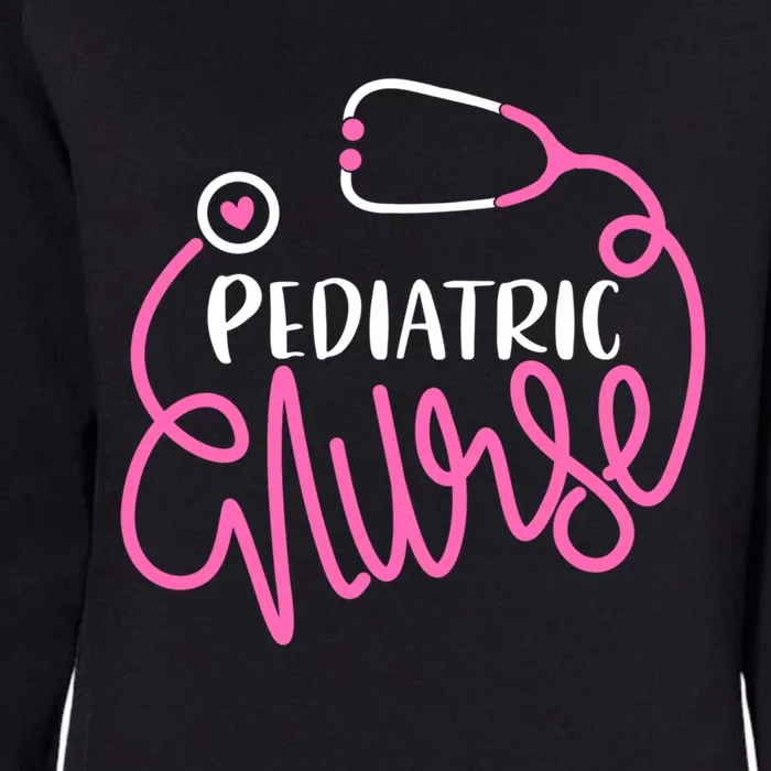 Pediatric Nurse Stethoscope Pediatrician Nursing Student Funny Gift Womens California Wash Sweatshirt