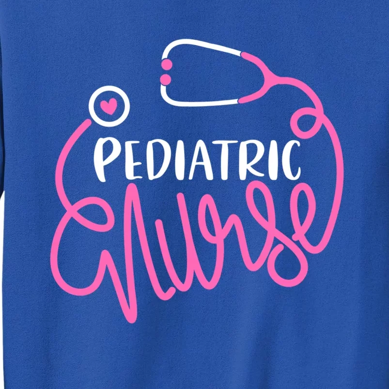 Pediatric Nurse Stethoscope Pediatrician Nursing Student Funny Gift Tall Sweatshirt