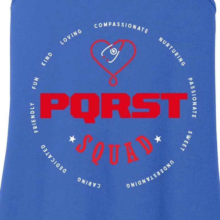 Pqrst Nurse Squad Funny Gift Ladies Essential Tank