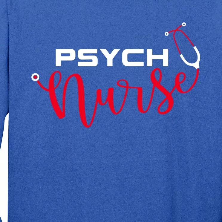 Psychiatric Nurse Stethoscope Psych Nurse Gift Long Sleeve Shirt